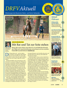 Das Verbandsorgan des DRFV und seiner Fachgruppen ist das Pferdemagazin „ST. GEORG”.